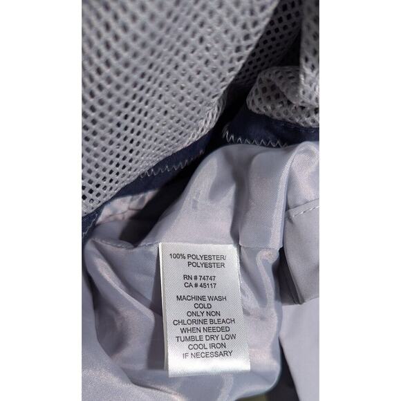 Natural Reflections Gray Hooded Vented Rain Coat Windbreaker Jacket XXL - Picture 5 of 10